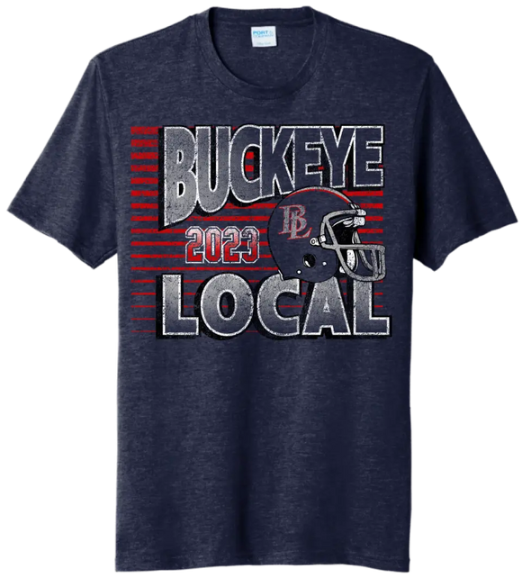 Buckeye Local Football 2023 Tri-Blend Tee