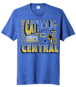 Steubenville Catholic Central Football 2023 Tri-Blend Tee