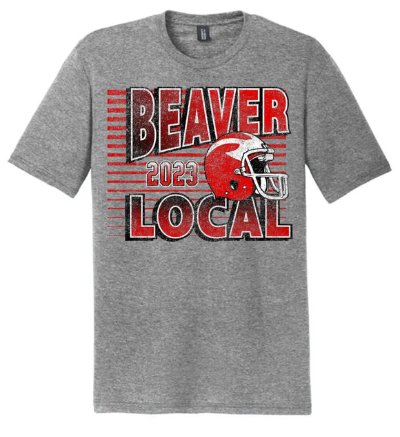 Beaver Local Football 2023 Tri-Blend Tee