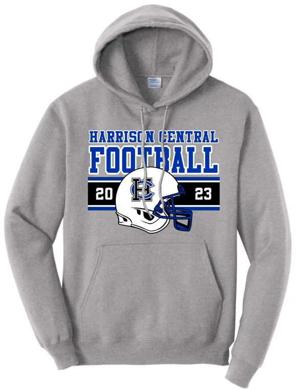 Harrison Central Football 2023 Design-21 Core Fleece Hoodie