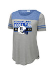 Harrison Central Football 2023 Design-21 Ladies PosiCharge Tri-Blend Wicking Fan Tee