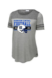 Harrison Central Football 2023 Design-21 Ladies PosiCharge Tri-Blend Wicking Fan Tee