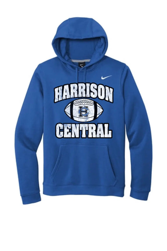 Harrison Central Football 2023 Design-20 Nike Club Fleece Pullover Hoodie
