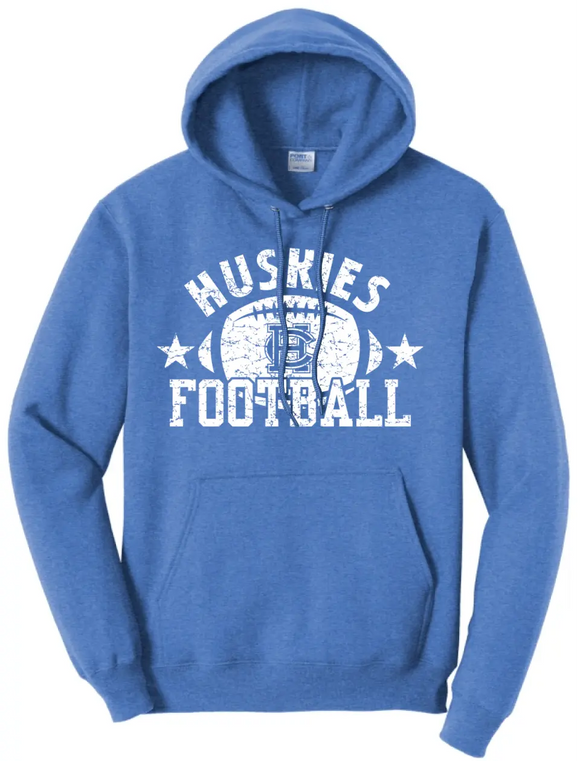 Harrison Central Huskies Football 2023 Design-11 Core Fleece Hoodie