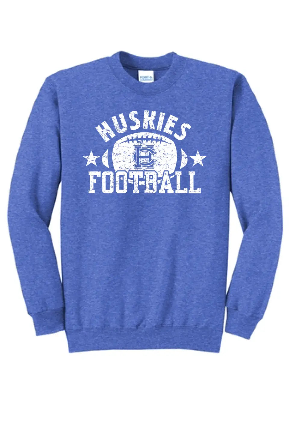 Harrison Central Huskies Football 2023 Design-11 Core Fleece Crewneck