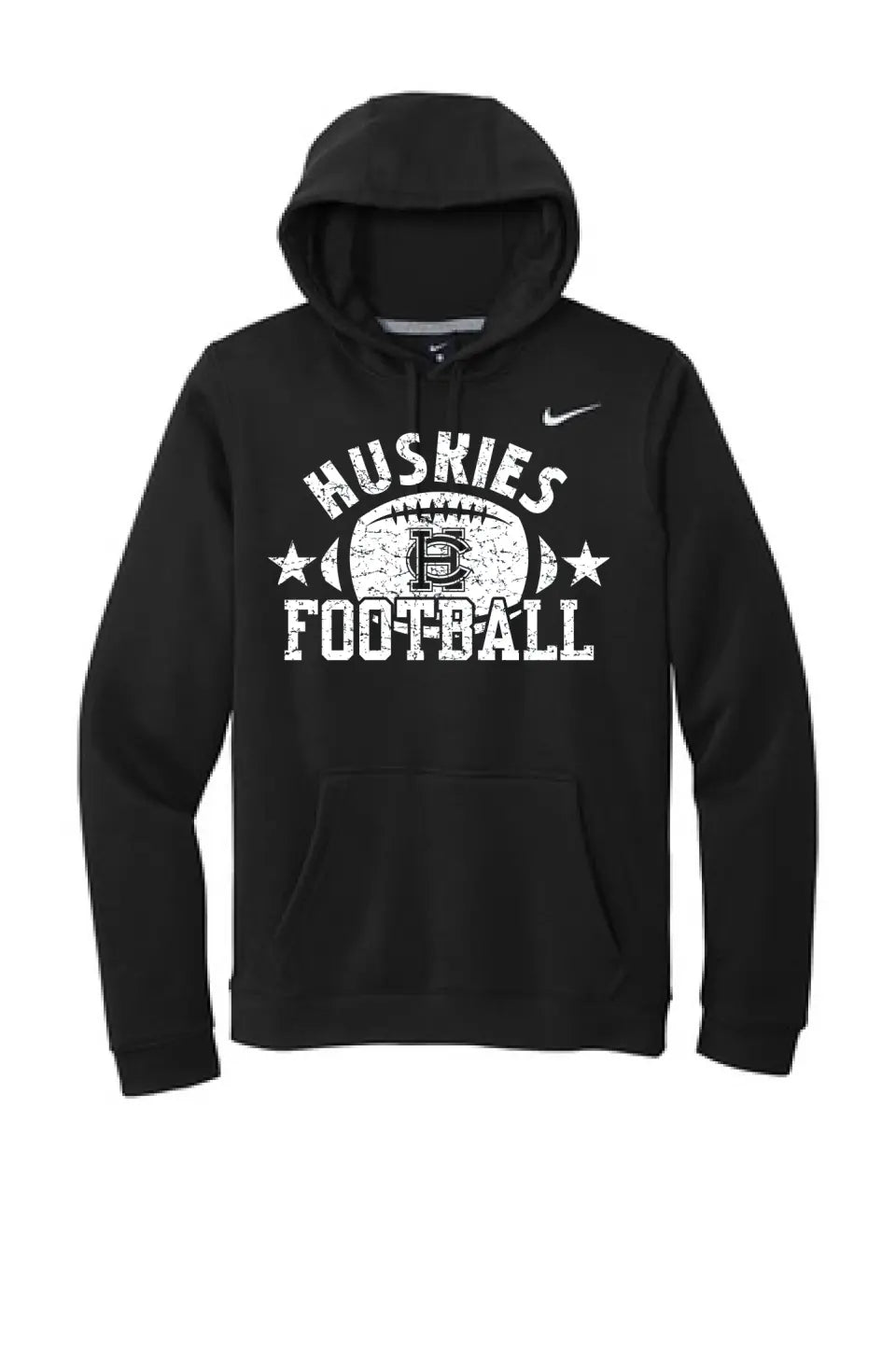 Harrison Central Huskies Football 2023 Design-11 Nike Club Fleece Pullover Hoodie