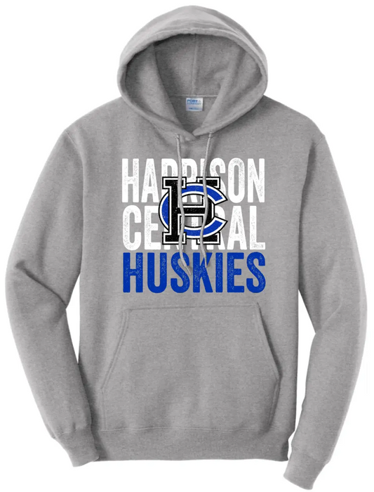 Harrison Central HC Logo Coverup Core Fleece Hoodie