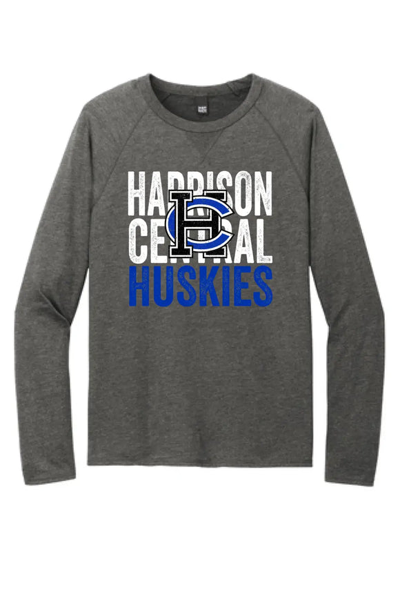 Harrison Central HC Logo Coverup Featherweight French Terry Long Sleeve Crewneck