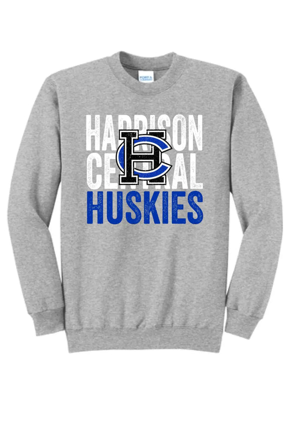 Harrison Central HC Logo Coverup Core Fleece Crewneck