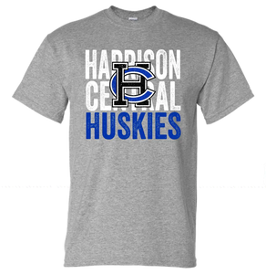 Harrison Central HC Logo Coverup Gildan DryBlend T-Shirt