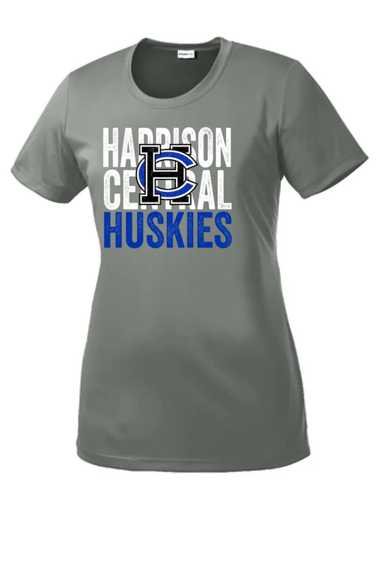 Harrison Central HC Logo Coverup Ladies Competitor Tee