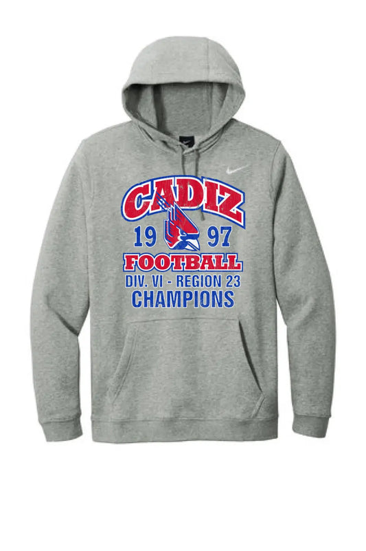Cadiz Cardinals 1997 Football Region 23 Champs Nike Club Fleece Pullover Hoodie