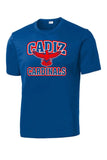 Cadiz Cardinals Distressed Wings PosiCharge Competitor Tee