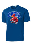 Cadiz Standing Fighting Cardinal PosiCharge Competitor Tee