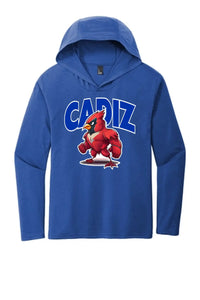 Cadiz Standing Fighting Cardinal Perfect Tri Long Sleeve Hoodie