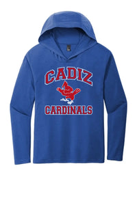 Cadiz Cardinals Vintage Fighting Distressed Perfect Tri Long Sleeve Hoodie