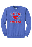 Cadiz Cardinals Distressed Fierce Core Fleece Crewneck Sweatshirt