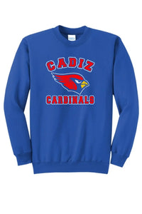 Cadiz Cardinals Distressed Fierce Core Fleece Crewneck Sweatshirt