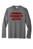 Steubenville Big Red Defenders of the Crimson and Black Tri-Blend Long Sleeve Tee