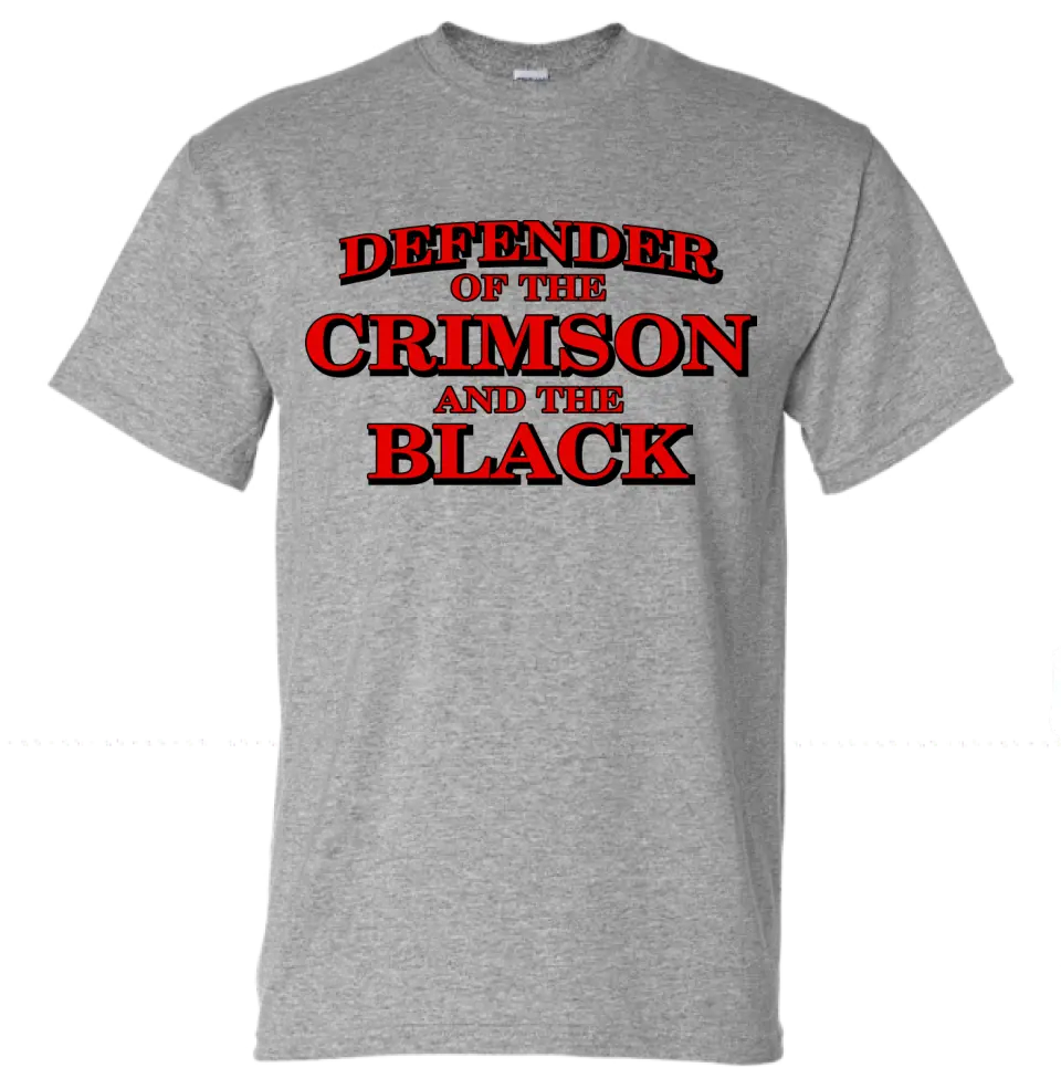 Steubenville Big Red Defenders of the Crimson and Black Gildan DryBlend T-Shirt