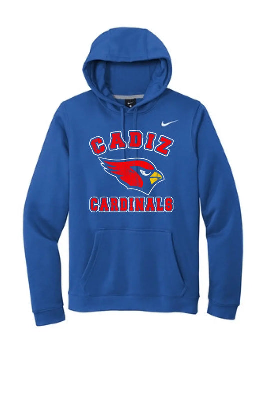 Cadiz Cardinals Distressed Fierce Nike Club Fleece Pullover Hoodie