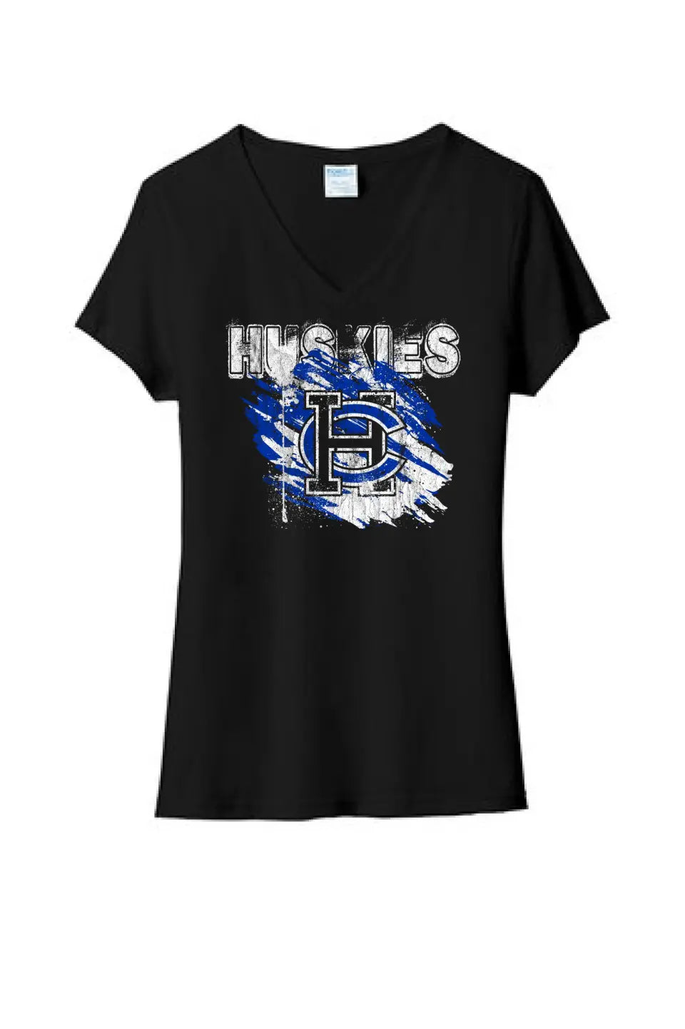 Harrison Central 2023-43 Ladies Tri-Blend V-Neck Tee