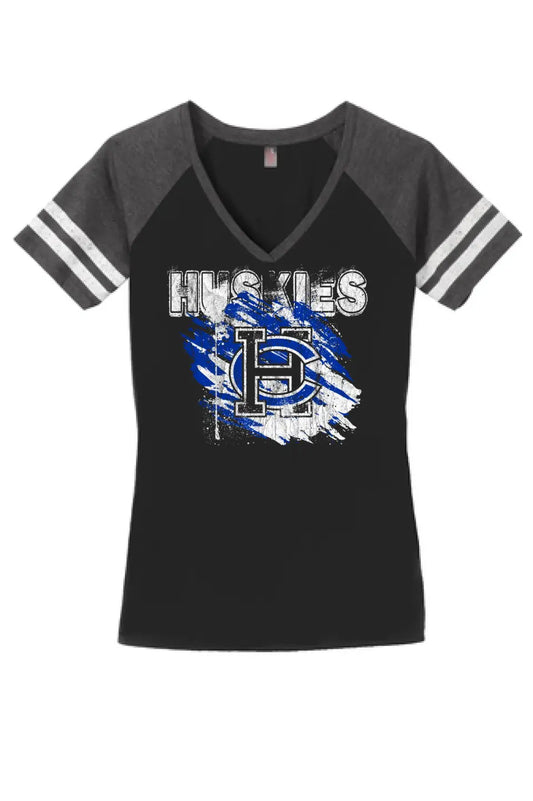 Harrison Central 2023-43 Women's Game V-Neck Tee