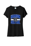 Harrison Central 2023-40 Ladies Tri-Blend V-Neck Tee