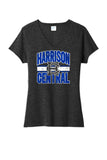 Harrison Central 2023-40 Ladies Tri-Blend V-Neck Tee