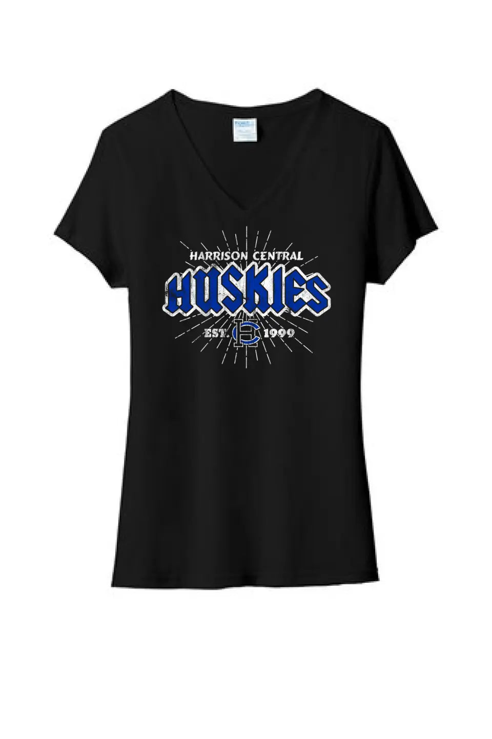 Harrison Central 2023-39 Ladies Tri-Blend V-Neck Tee