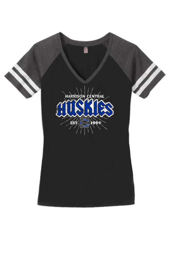 Harrison Central 2023-39 Women's Game V-Neck Tee