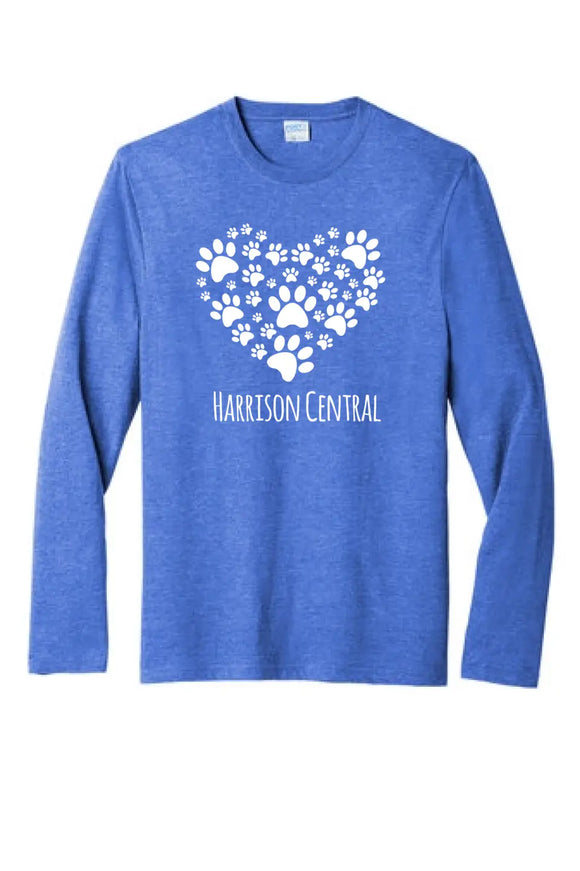 Harrison Central 2023-37 Tri-Blend Long Sleeve Tee