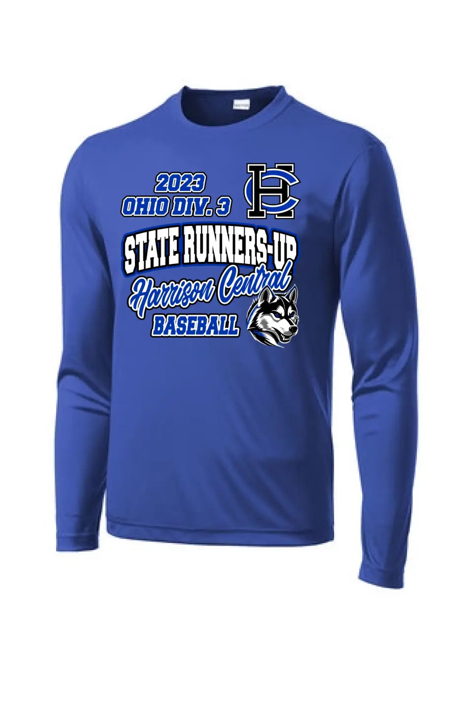 Harrison Central Baseball 2023 State Runners-Up Long Sleeve PosiCharge Competitor Tee