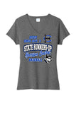 Harrison Central Baseball 2023 State Runners-Up Ladies Tri-Blend V-Neck Tee