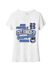 Harrison Central Baseball 2023 State Runners-Up Ladies Tri-Blend V-Neck Tee