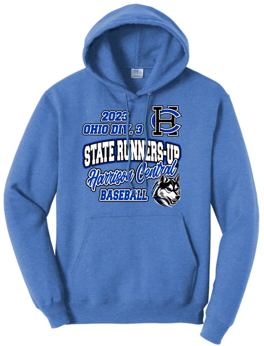 Harrison Central Baseball 2023 State Runners-Up Core Fleece Hoodie