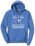 Cadiz High School Distressed C Class of 1982 Core Fleece Hoodie