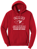 Cadiz High School Distressed C Class of 1982 Core Fleece Hoodie