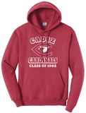 Cadiz High School Distressed C Class of 1982 Core Fleece Hoodie