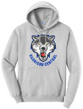 Harrison Central Mean Husky Red Distressed Design Core Fleece Hoodie