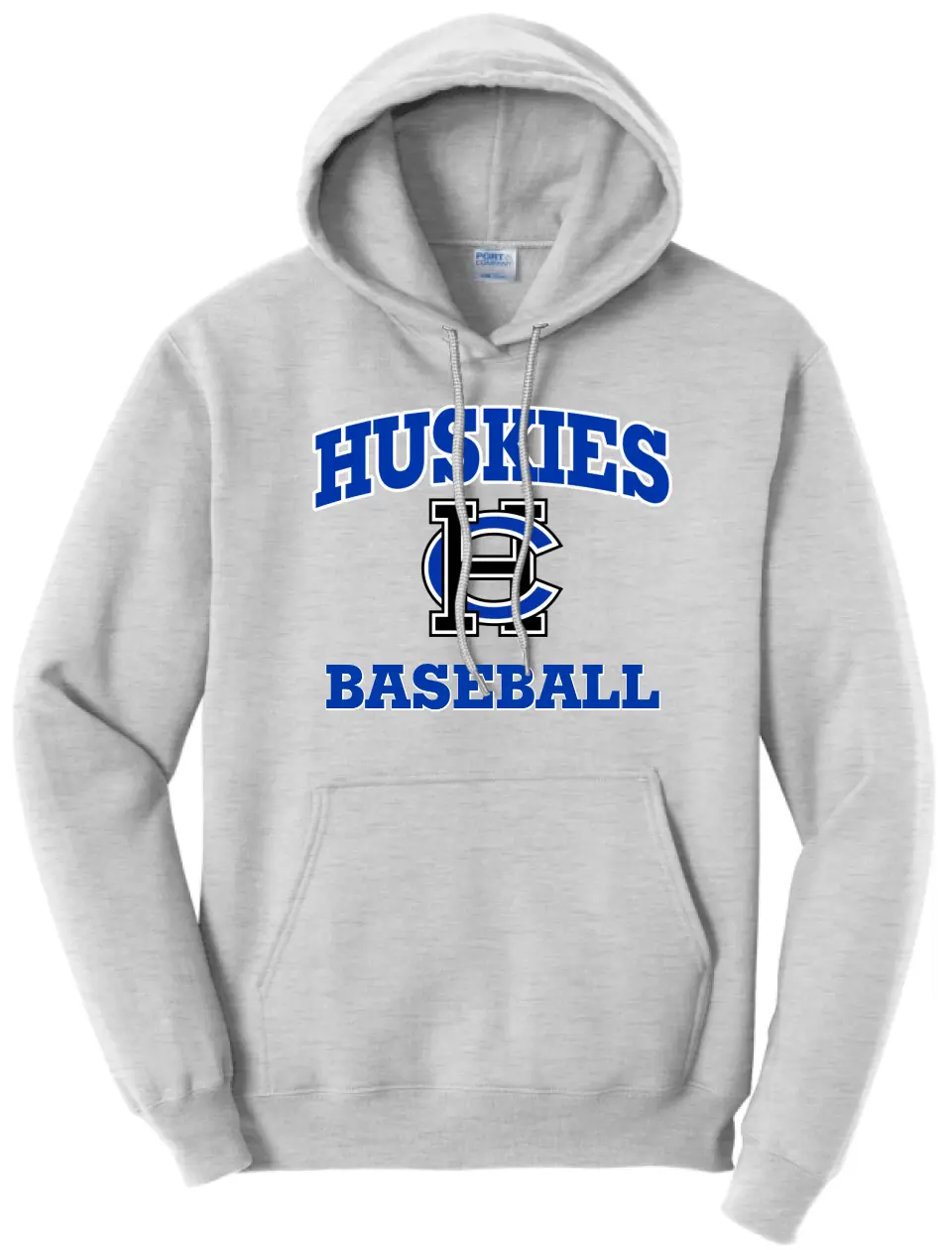 Harrison Central Huskies HC with Custom Text Design Core Fleece Hoodie