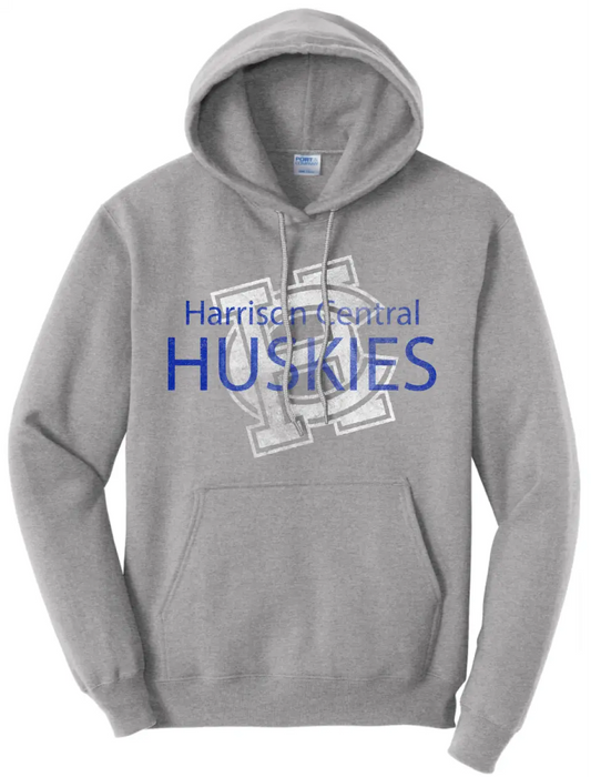Harrison Central Faded HC with Text Core Fleece Hoodie