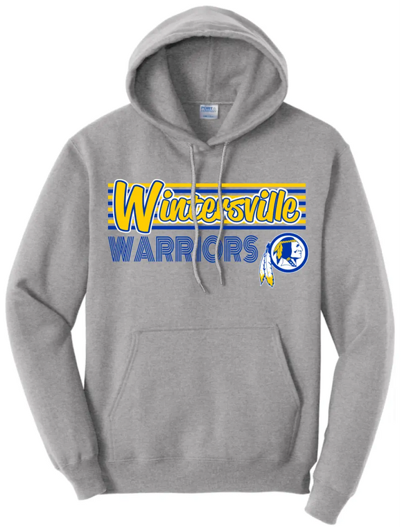 Wintersville Warriors Lines Core Fleece Hoodie