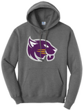 Wood County Christian School Distressed Logo Core Fleece Hoodie