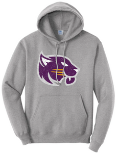 Wood County Christian School Distressed Logo Core Fleece Hoodie