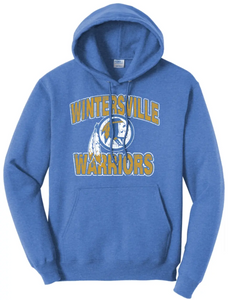 Wintersville Warriors Distressed Main Core Fleece Hoodie