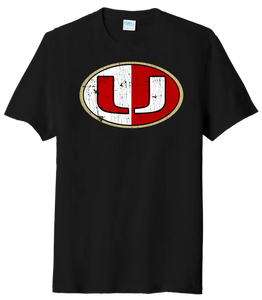 University Distressed Logo Tri-Blend Tee