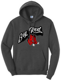 Steubenville Big Red Distressed Twisted Script Core Fleece Hoodie