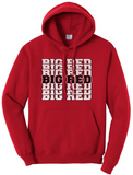 Steubenville Big Red Repeat Design Core Fleece Hoodie