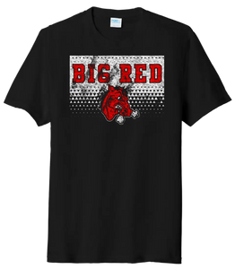 Steubenville Big Red Distressed Triangles Tri-Blend Tee